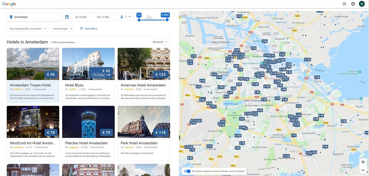 google local pack hotels