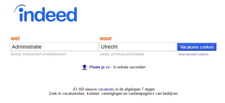 Indeed vacatures
