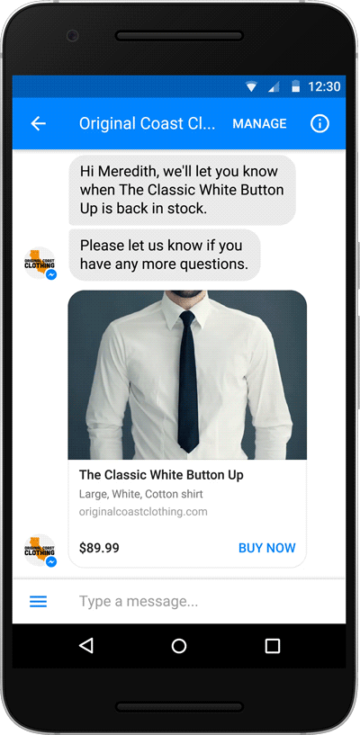 Facebook Messenger bot