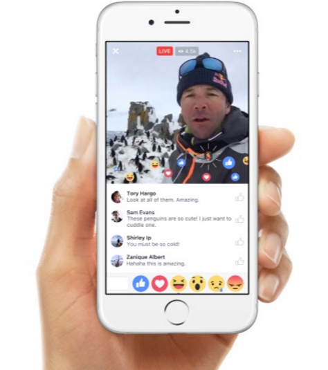 Facebook video Reactions