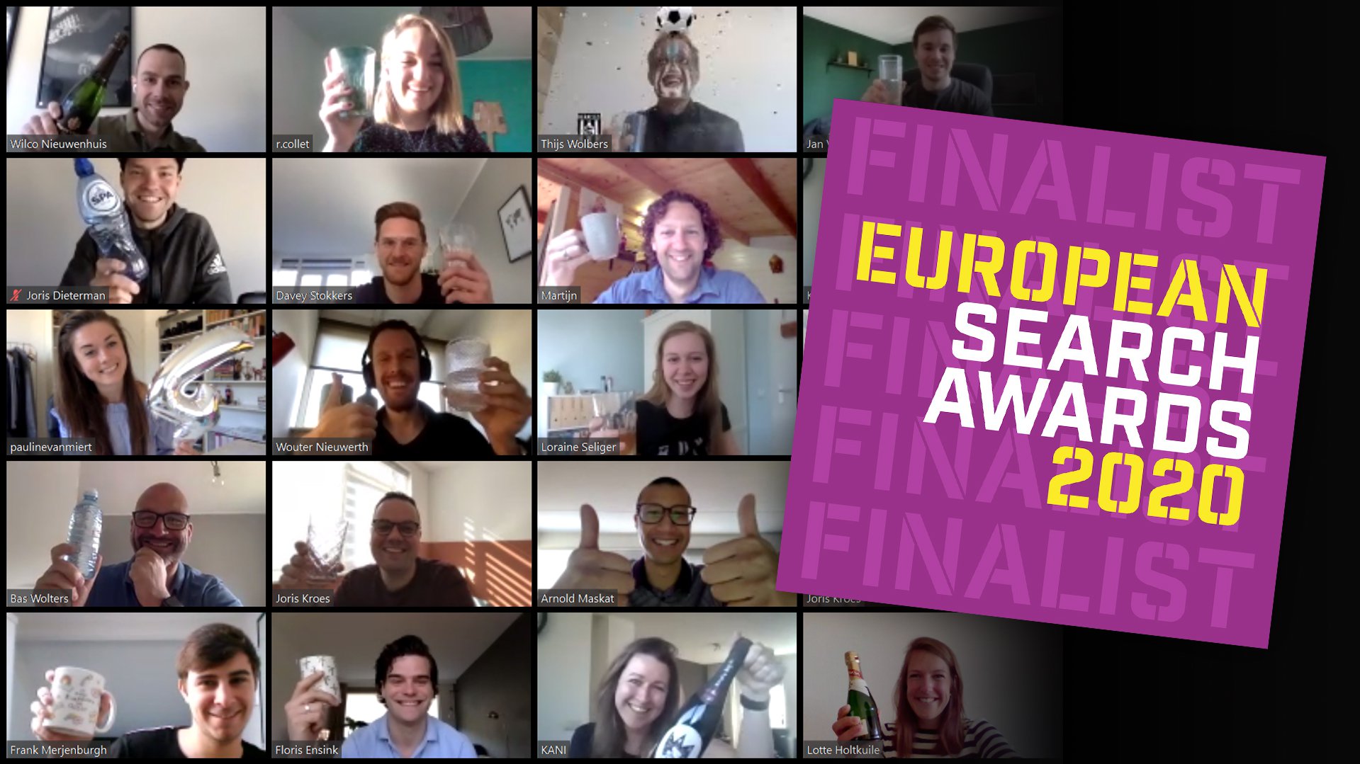 Adwise vier keer genomineerd voor de European Search Awards
