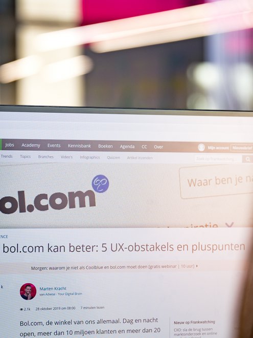 Zelfs bol.com kan beter: 5 UX-obstakels en pluspunten op Frankwatching