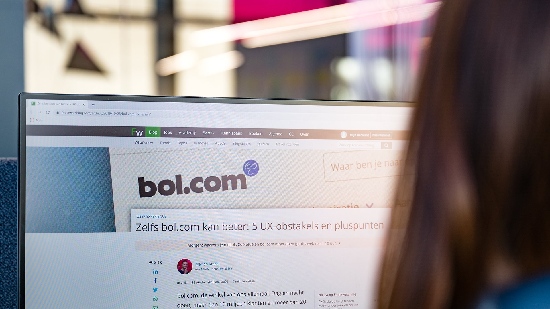 Zelfs bol.com kan beter: 5 UX-obstakels en pluspunten op Frankwatching